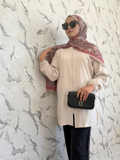 Kadın Fermuarlı Viskon Hırka – Yazlık Rahat ve Şık Dış Giyim | Sofanest