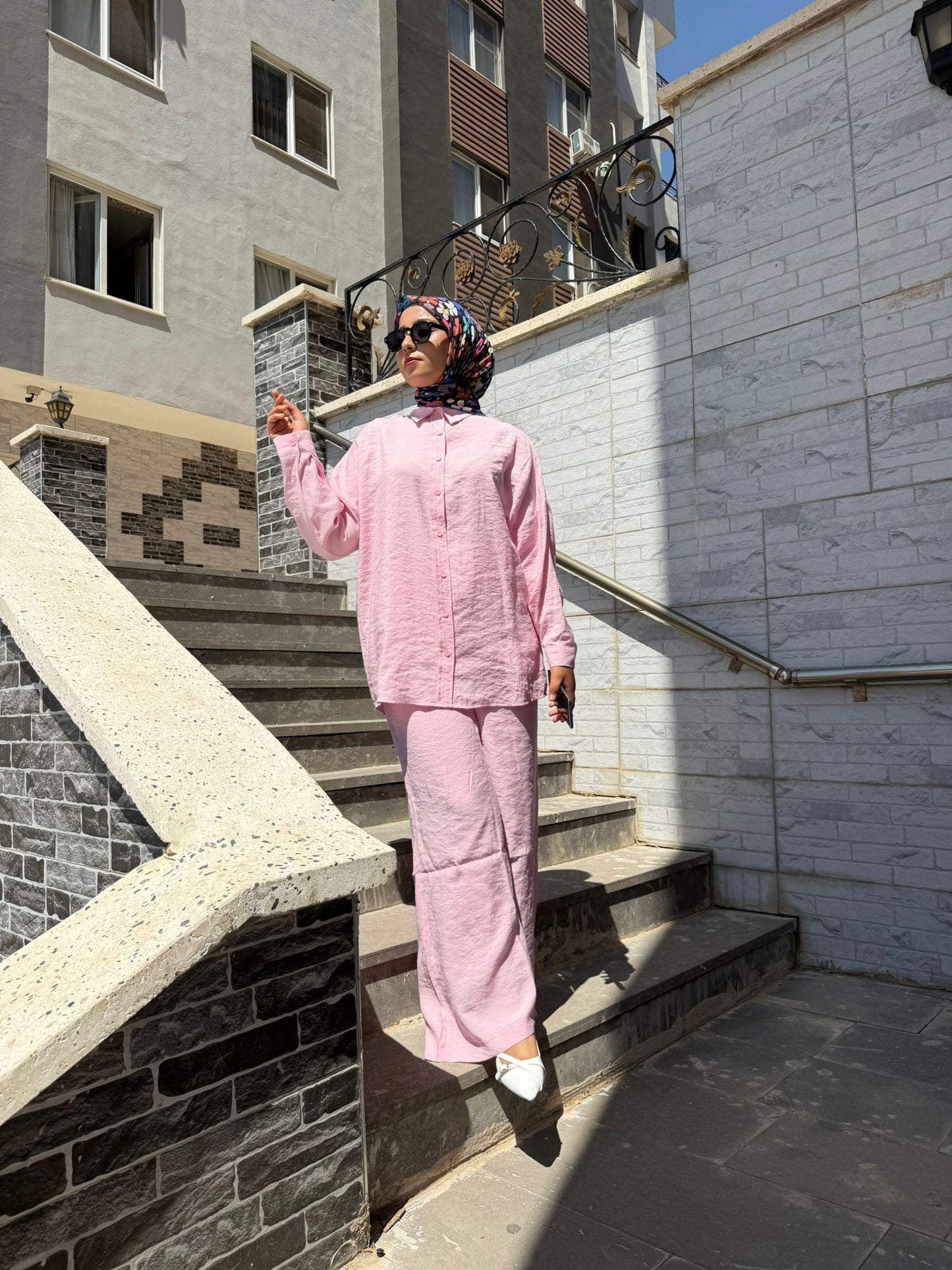 Kadın Viskon Oversize İkili Takım – Yazlık Rahat ve Şık Kombin | Sofanest